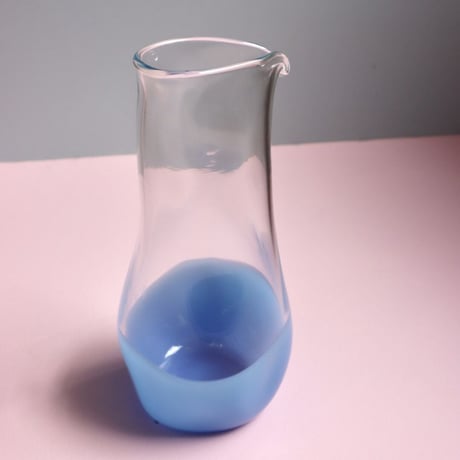 "Lope Home"  Cornflower Pitcher