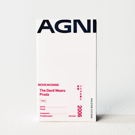 " AGNI TOKYO " Incense - The Devil Wears Prada / プラダを着た悪魔