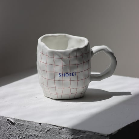 "SHOKKI" Mug - M - pattern