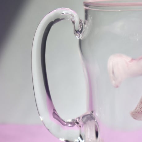 "30110" Fluffy Clouds Pitcher Pink
