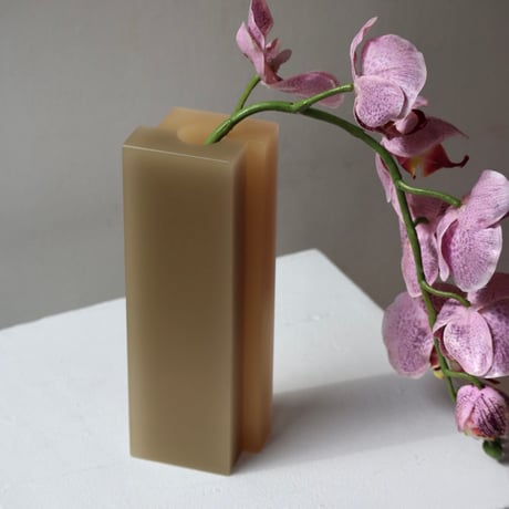 "dean toepfer" VASE VERSA  - taupe / melon -