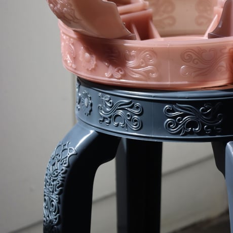 "RUMBA BOR" Choei Classic Stool - Jeen's Blue