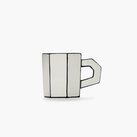 " SERAX " Carte Blanche - Tea cup white - black