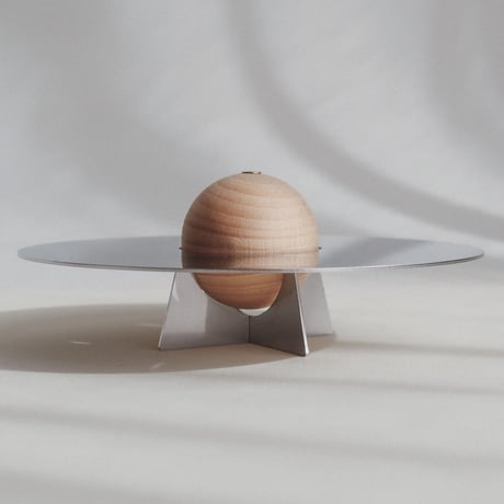 “ERINA CALDEIRA STUDIO" SPACE. incense stand / お香立て - Beech & Stainless Steel
