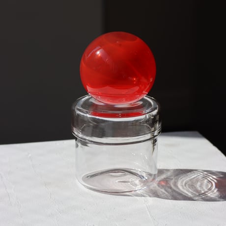 " RUKA Glass " ORB CANISTER - D