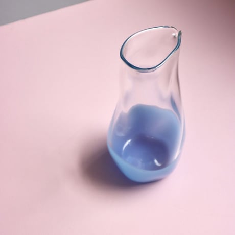 "Lope Home"  Cornflower Pitcher
