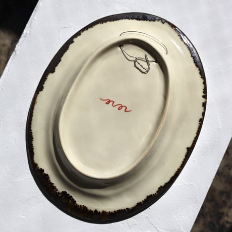 " Noda Natsumi ”  OVAL PLATE