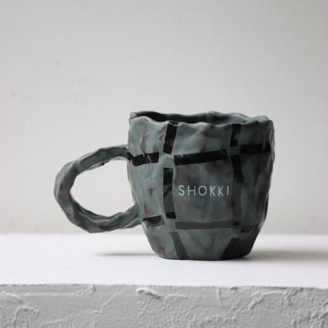 "SHOKKI" Mug - M - pattern