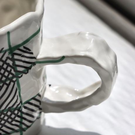 "SHOKKI" Mug - M - pattern