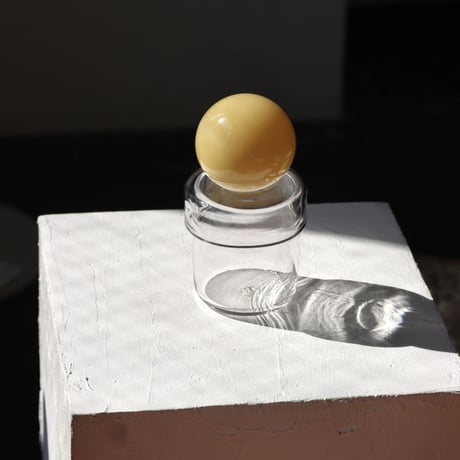 " RUKA Glass " ORB CANISTER - B