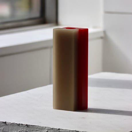 "dean toepfer" VASE VERSA  - red / taupe -