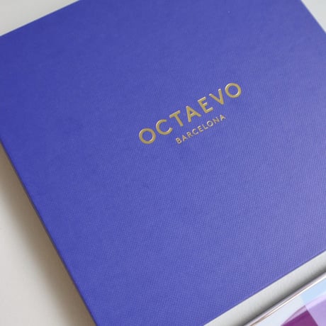 "OCTAEVO" Ceramic Tray - Riviera Arch purple  -