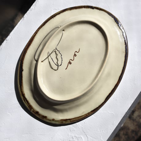 " Noda Natsumi ”  OVAL PLATE