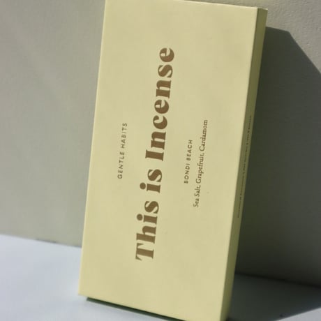 "This is Incense" BONDI