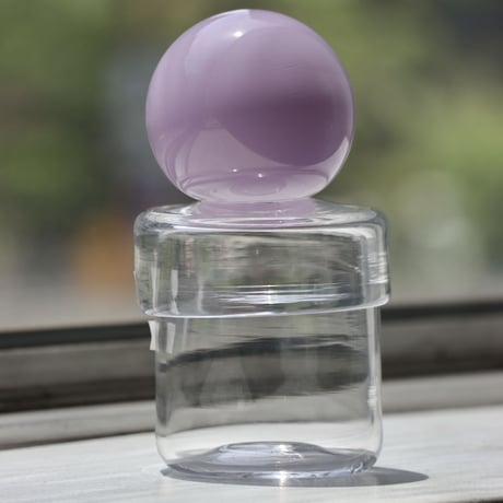 " RUKA Glass " ORB CANISTER - D
