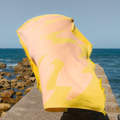 " VOLVER ” Mega Oversize home towel - AGUA