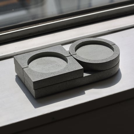 "YOHEI KIKUCHI" Tile 1923 Circle - gray/グレー