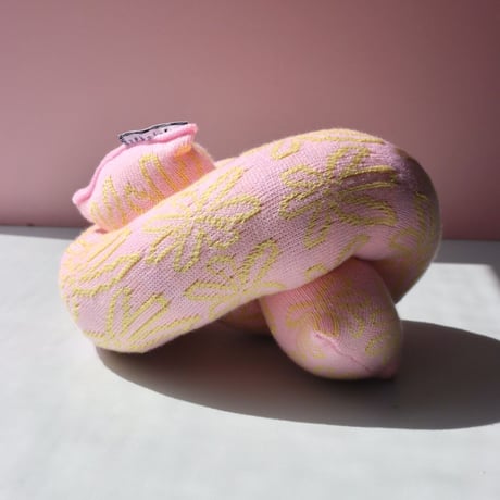 "Zebra Knits" LILY - Baby Pink & Lemon - (SMALL)