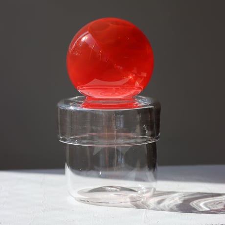 " RUKA Glass " ORB CANISTER - E