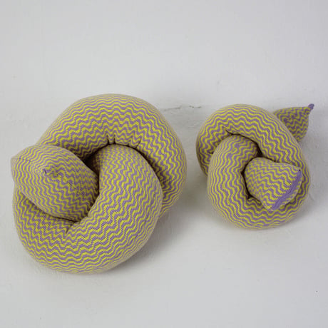 "Zebra Knits" DAZE - Lavender & Lemon - (SMALL)