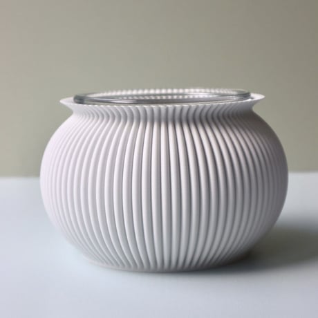 "Sheyn." Zayl 126g Planter - College White  -