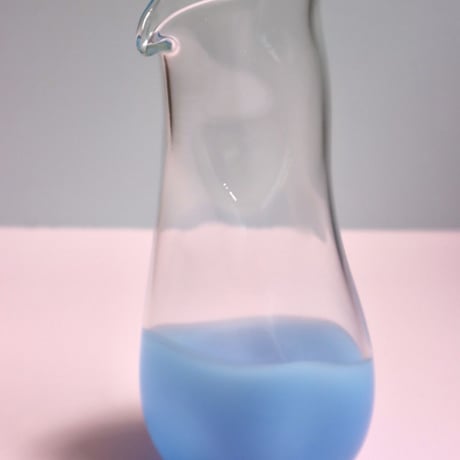 "Lope Home"  Cornflower Pitcher