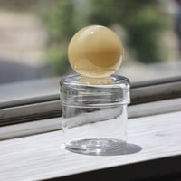 " RUKA Glass " ORB CANISTER - A
