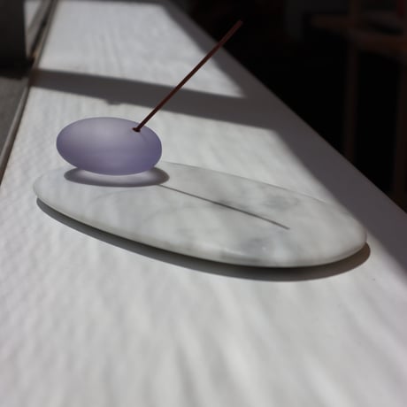 "Somini Studio" SEA STONE  incense holder - indigo -