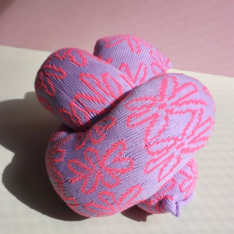 "Zebra Knits"  LILY - Lavender & Blush - (SMALL)