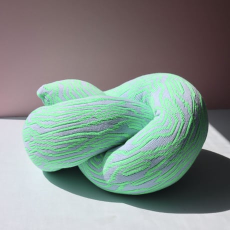 "Zebra Knits" MR WIGGLE - SkyBlue & Apple - (BIG)