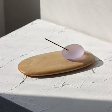 "Somini Studio" SEA STONE  incense holder - indigo -