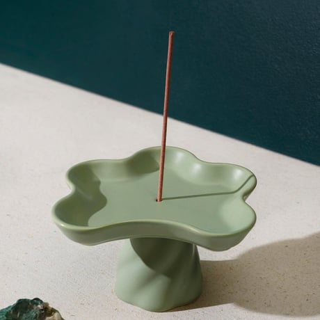 "OCTAEVO" Templo Incense Holder - Green -
