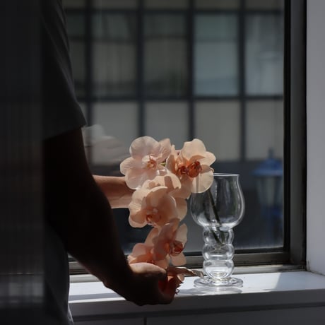 " RUKA Glass " Flower Vase