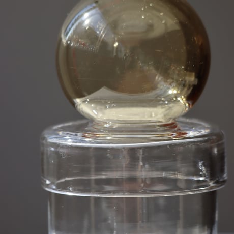 " RUKA Glass " ORB CANISTER - H