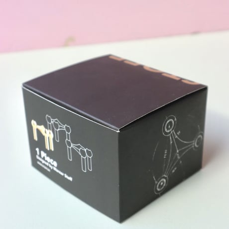 "STOFF NAGEL" Candle holder - solid brass -