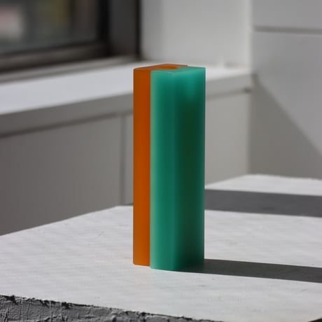 "dean toepfer" VASE VERSA  - turquoise / orange