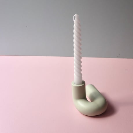 "OCTAEVO" Templo Candle Holder - light mint  -