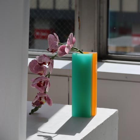 "dean toepfer" VASE VERSA  - turquoise / orange