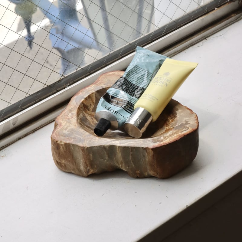 OAK ” Petrified Wood Accessory Tray - M #411