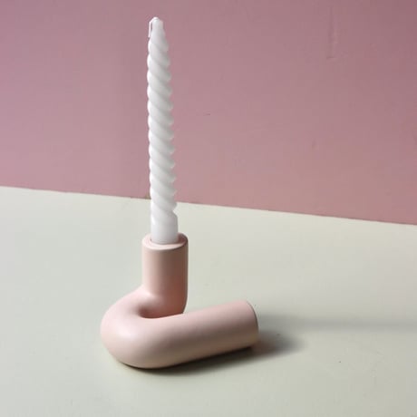 "OCTAEVO" Templo Candle Holder - pink  -
