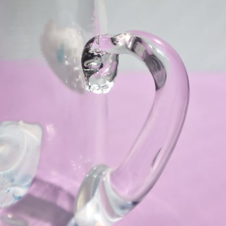 "30110" Fluffy Clouds Pitcher Blue