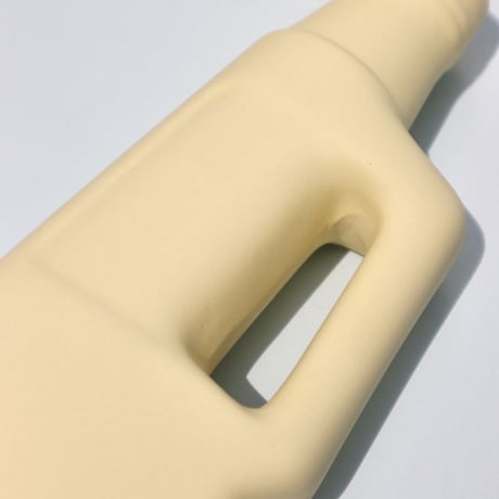 "Foekje Fleur" porcelain bottle vase - fresh yellow -
