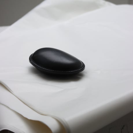 "FROME"  Leather Wrapped Stone - S
