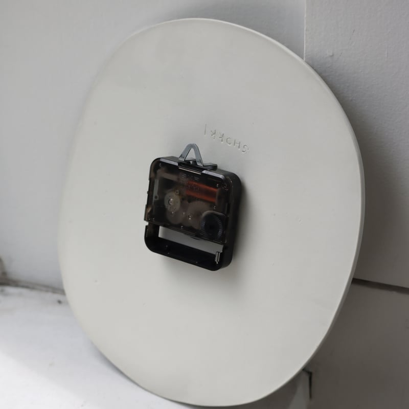 インテリア時計 shokki wall clock white SHOKKI