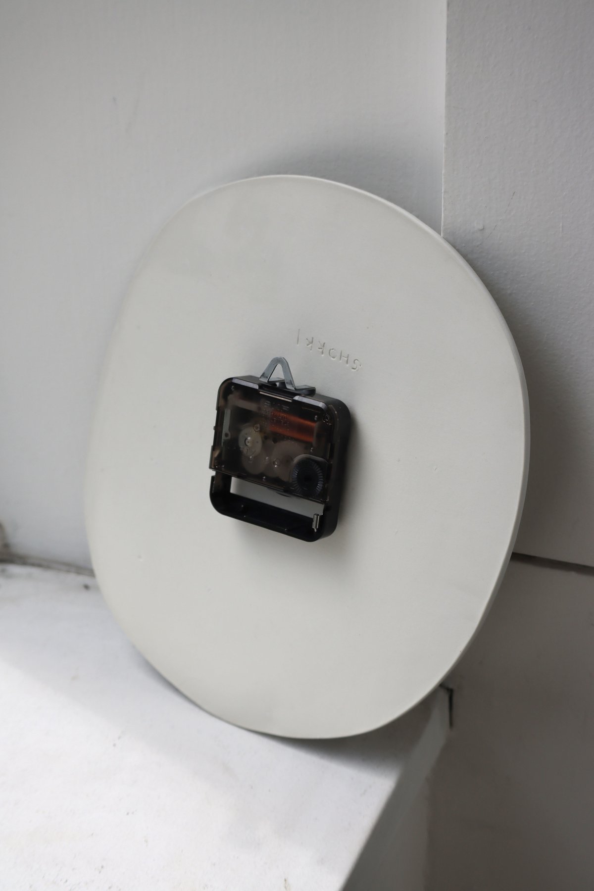 インテリア時計 shokki wall clock white SHOKKI