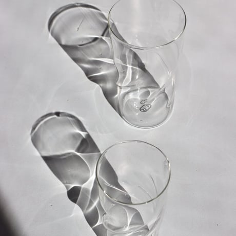 " Laurence Brabant " Nord Glass Tumblers - fin/narrow -