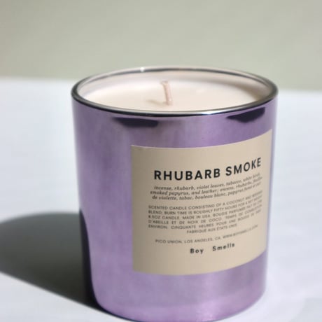 "Boy Smells"   RHUBARB SMOKE