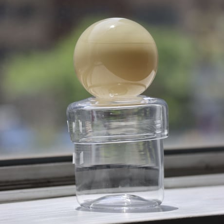 " RUKA Glass " ORB CANISTER - F