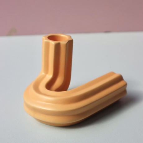 "OCTAEVO" Templo Candle Holder - tangerine  -