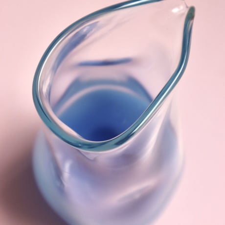 "Lope Home"  Cornflower Pitcher